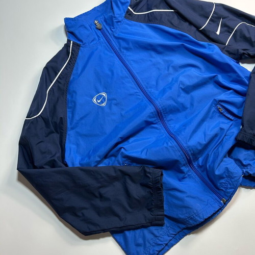 Nike Vintage Jacket Windbreaker Blue Size L