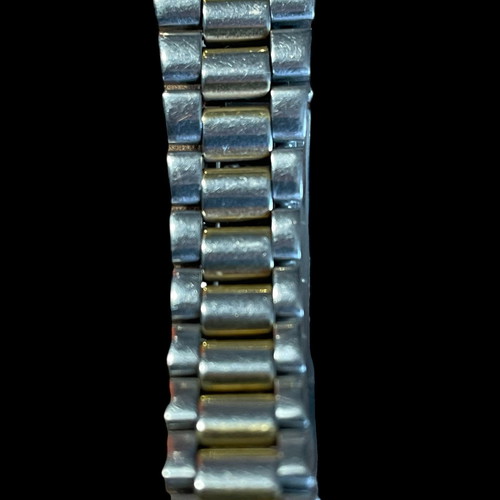 Vintage Seiko SQ women's wristwatch used, dual tone gold-silver quartz