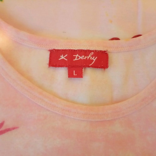 Derhy vintage girly romantic Parisian chic pink tank top like new