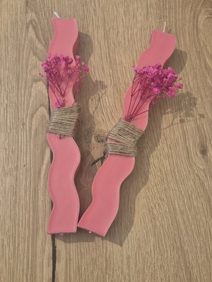 Aromatic rapeseed candles new, set of 2 pieces
