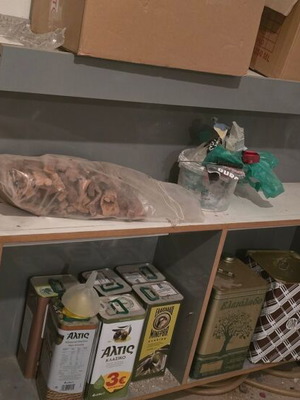 Ράφια αποθήκης μήκους 218 ύψους 1,18 και βάθους 38