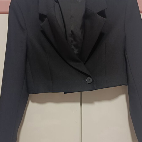 Bershka Short Jacket black, like new, size S
