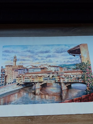 Artwork by Mario Marco Mariano Ramazzotti used, 50x70 cm