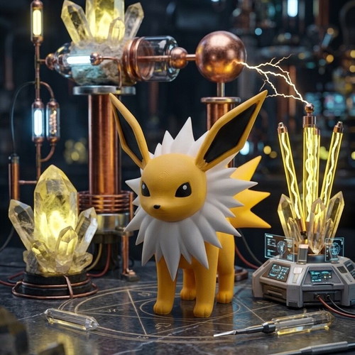 3D figure Pokémon Jolteon made to order