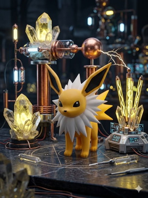 3D figure Pokémon Jolteon made to order