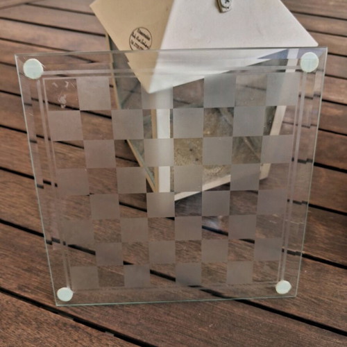 Jonny glass chessboard like new with glass pieces