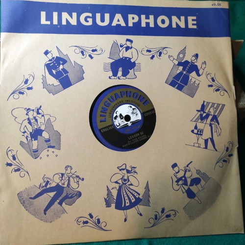 Linguaphone English learning system used with records and books