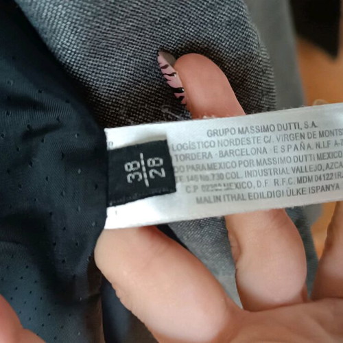 Massimo Dutti wool blazer like new, gray