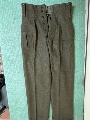 Woolen pants for military battledress like new