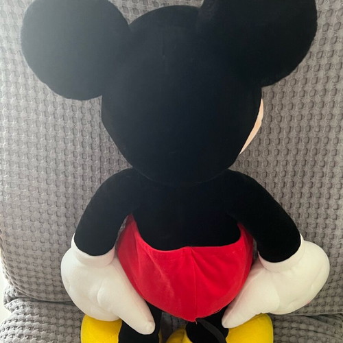 Large Mickey plush like new, collectible, height 65cm