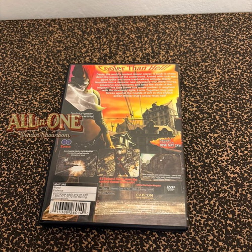Devil May Cry 2 PS2 game, complete with manual