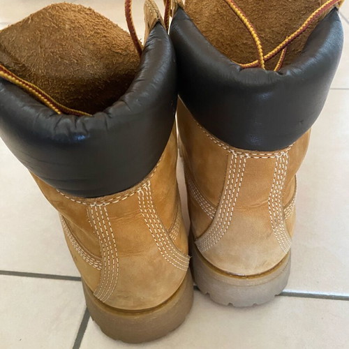 Timberland women's hiking boots like new, orange, size 37.5