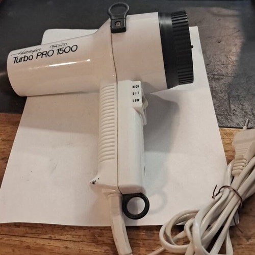 Turbo PRO 1500 hairdryer used, good condition