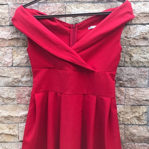 Dress used, red, size XS - S