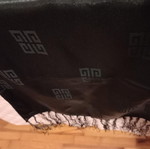 Satin scarf black new