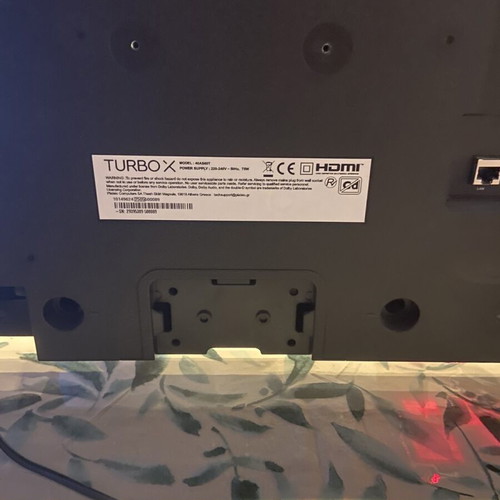 Samsung 49 Curved TV and Turbox 40 TV used, broken panels