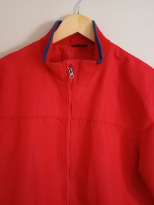 Livergy lightweight red windbreaker jacket used