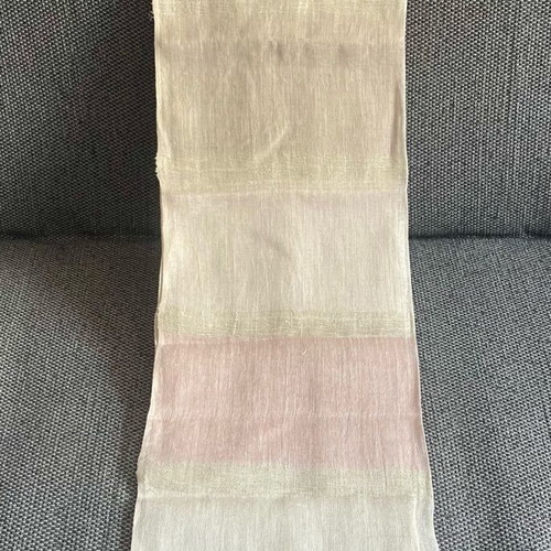 Sarah Lawrence Linen Scarf new, multicolored