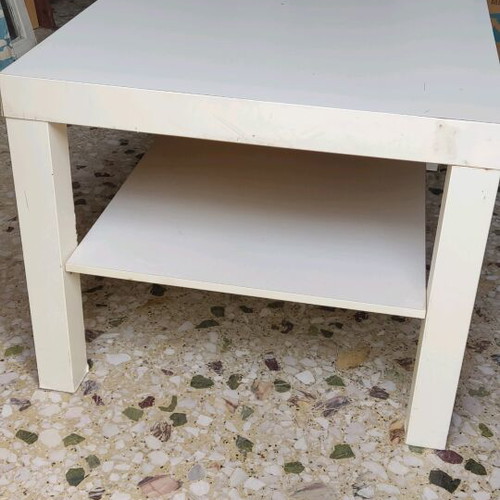 IKEA coffee table used, white, sturdy