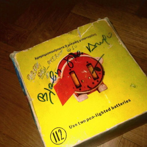 Mr. Tambourine Man rare battery toy used with original 80s box