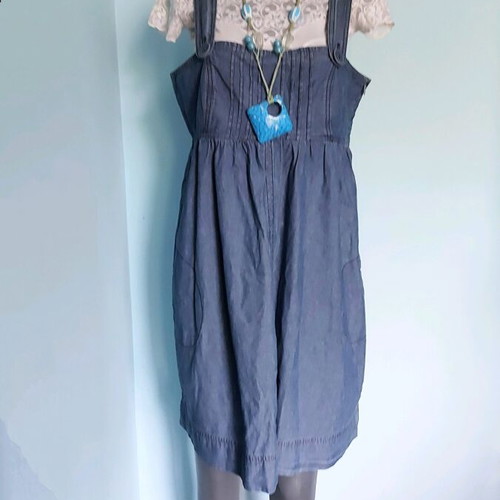 Denim dresses Monki and Estelle used, size L/XL, no defects