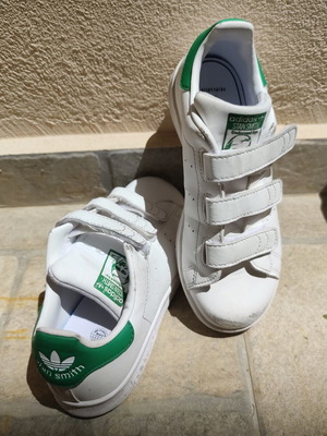 Adidas Stan Smith αθλητικά παπούτσια μέγεθος 32 μεταχειρισμένα, άσπρο και πράσινο