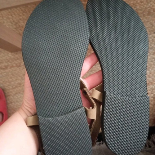 Iris Handmade Greek Sandals new olive leather sandals 39/39.5