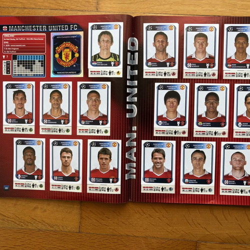 Panini Champions League 2010-2011 sticker album, complete