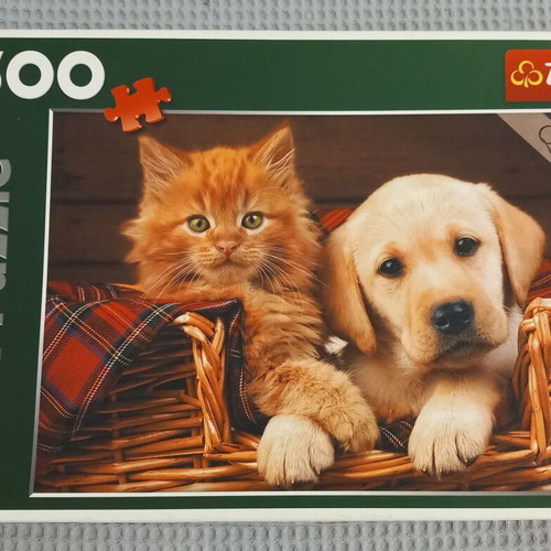 Trefl Puzzle 500 pcs like new (Pets)
