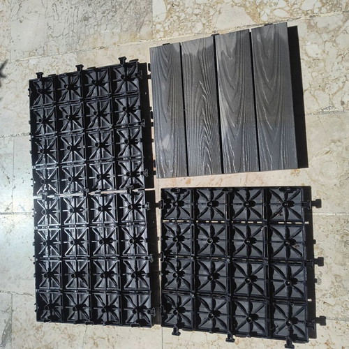 Grey Floor Set 32 pieces used, 30x30cm