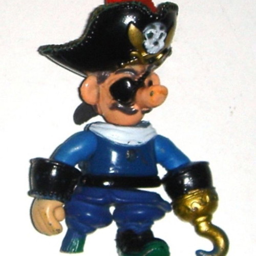 Collectible decorative miniature Captain Hook scale 1:50 in excellent condition