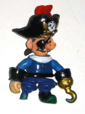 Collectible decorative miniature Captain Hook scale 1:50 in excellent condition