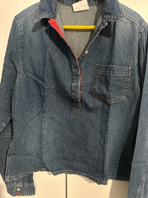 Iq Company women's denim blouse like new, blue, size M