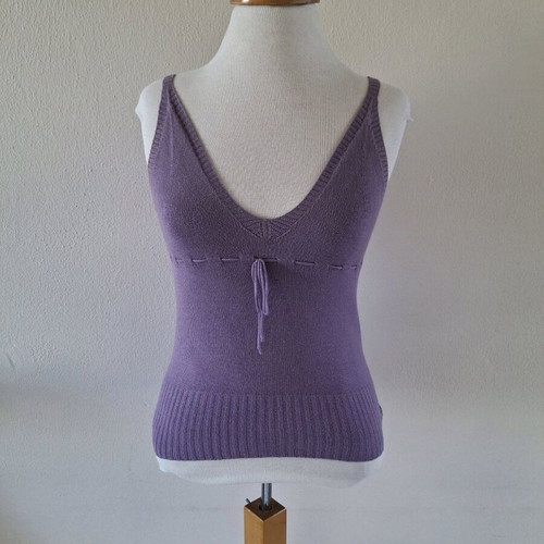 Stefanel knitted top purple like new, size L