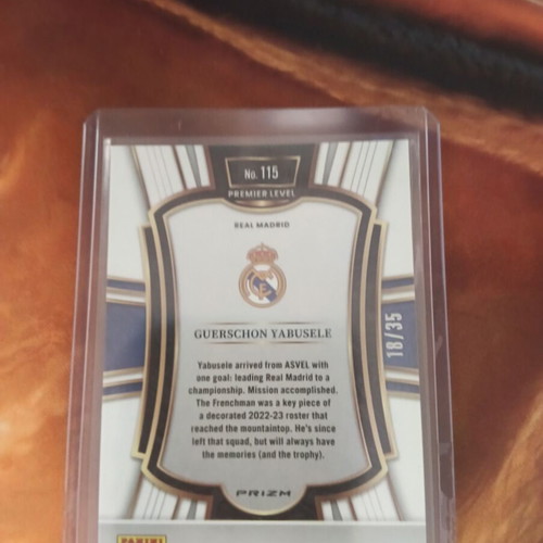 Guerschon Yabusele 2025-26 Panini Select EuroLeague Premier Level Parallel card mint
