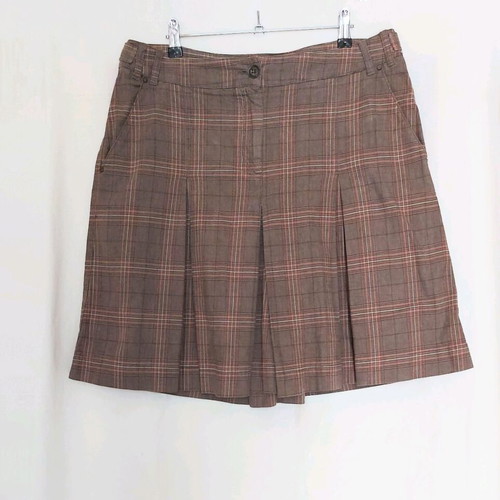Mexx Fashion midi denim skirt in check pattern like new