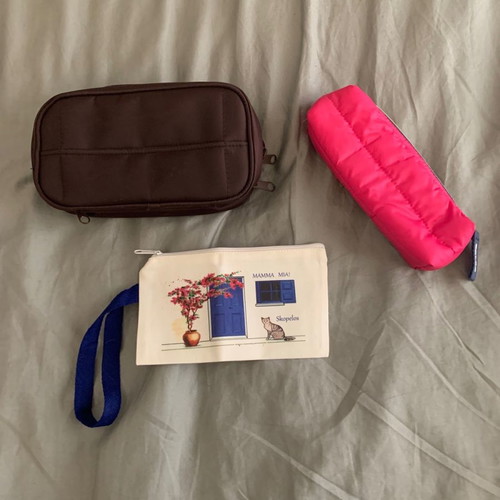 Toiletry bags new, set of 3 pieces