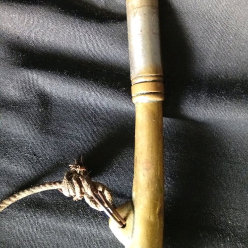 Hunting horn brass 28 cm used