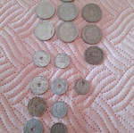 Greek coins drachmas and lepta collection