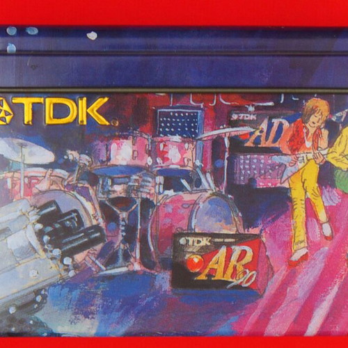 TDK metal cassette case used, collectible