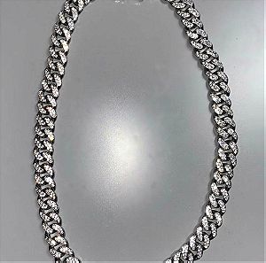 Iced Out Cuban Link Chain 50cm