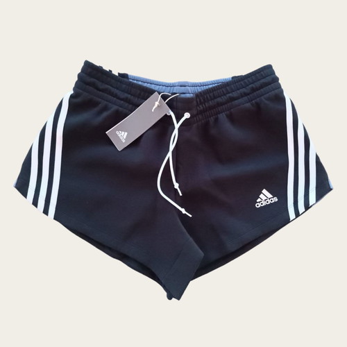 Adidas μαύρο φούρερ σορτσάκι (S)