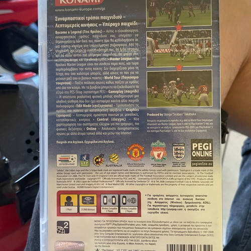 PES 2009 for PSP used, Pro Evolution Soccer with case