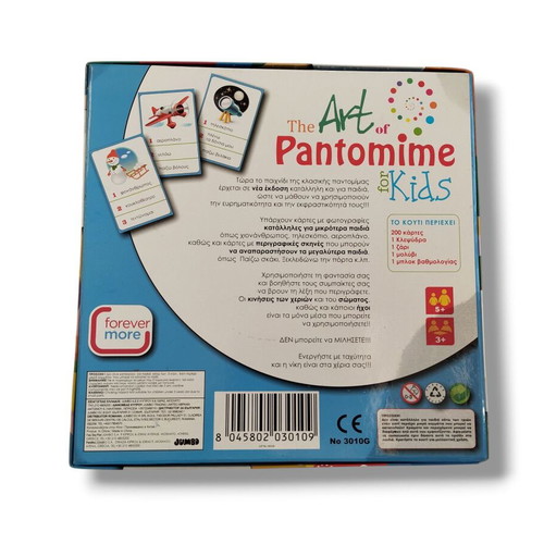 The Art Of Pantomime board game used for kids
