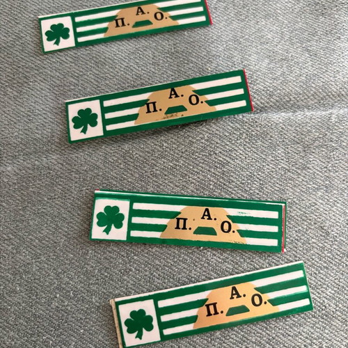 Panathinaikos stickers new, set of 4 collectible