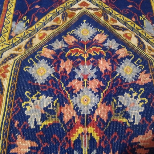 Handmade counted embroidery table runner new, length 73 width 40
