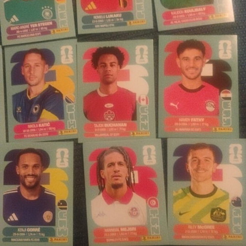 Panini Mundial 2026 Stickers New, Set of 32