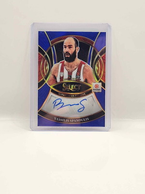 2025-26 Panini Euroleague Select Vasilis Spanoulis Signature card /49 Olympiacos