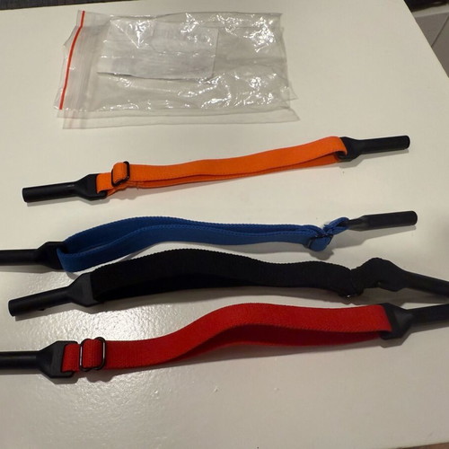 Sport eyeglass straps set in various colors new