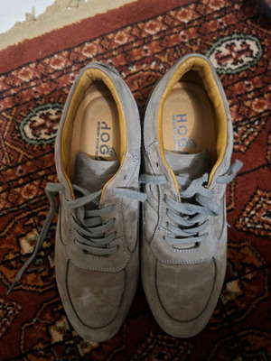 Hogan athletic shoes used, gray, size 41